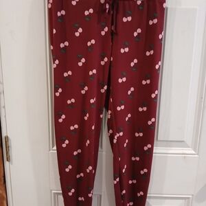 Cherry Print Pajama Pants